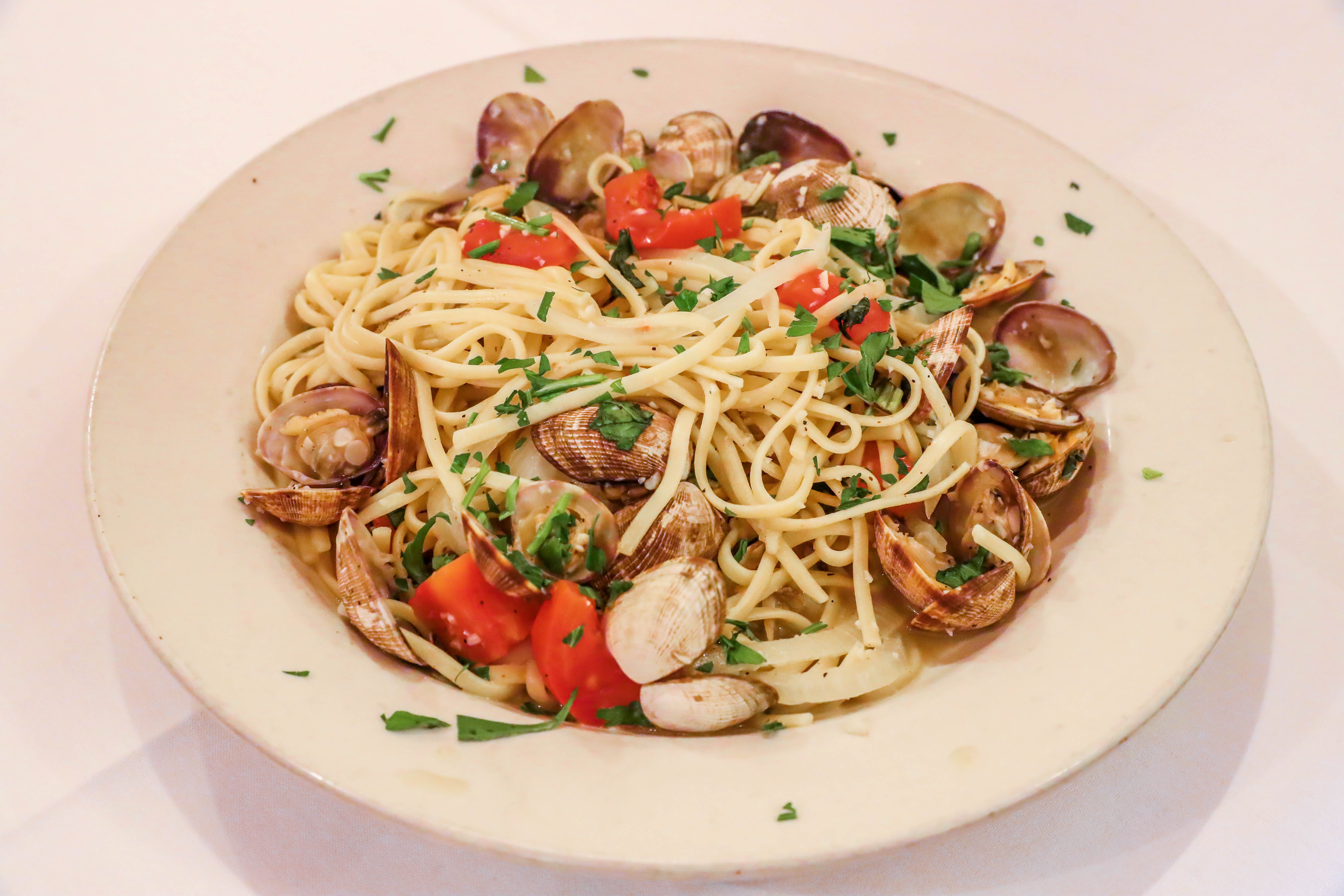clams and pasta